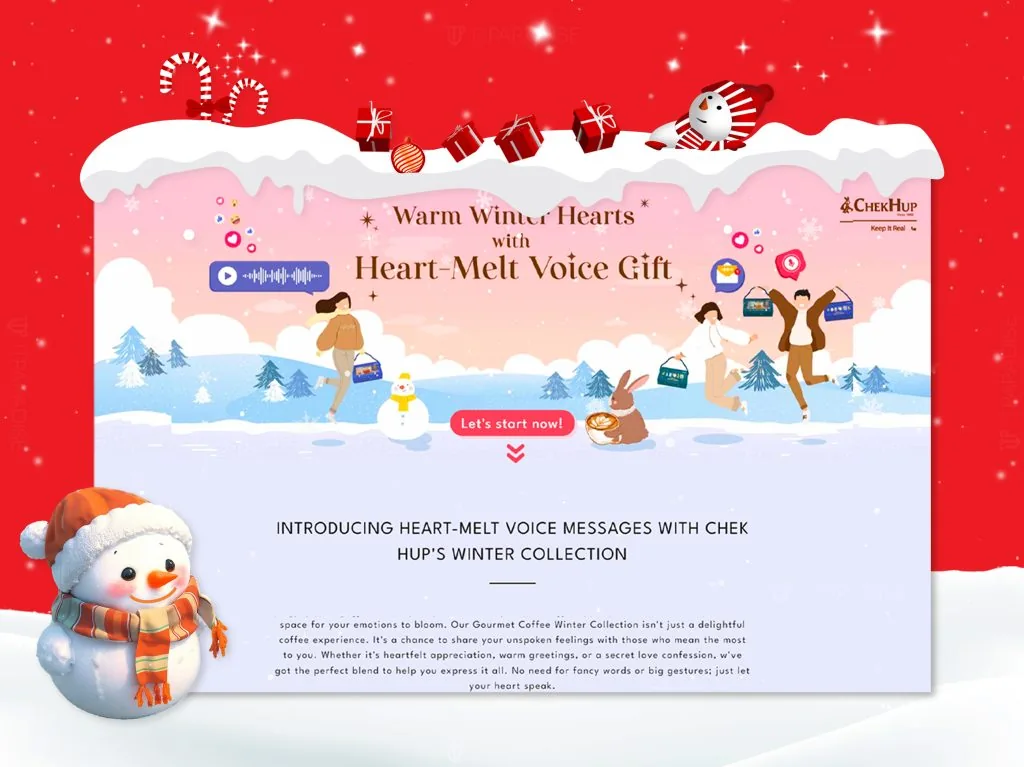 Specialforyou x Chek Hup project presentation