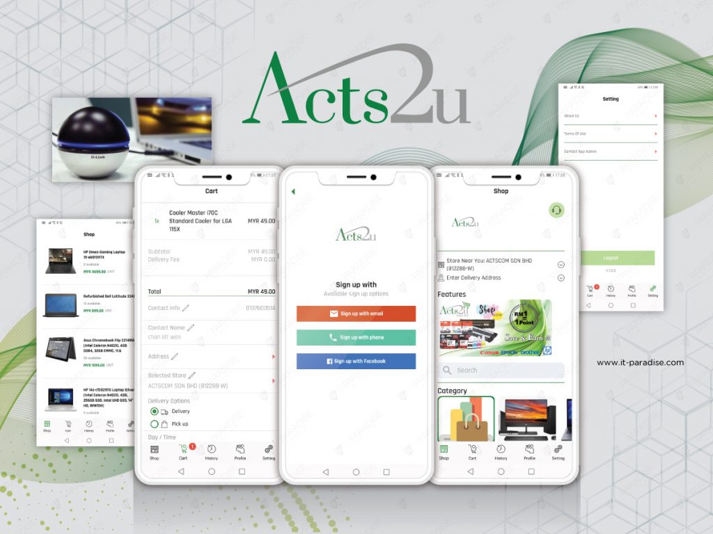 Acts2U — original project presentation 1