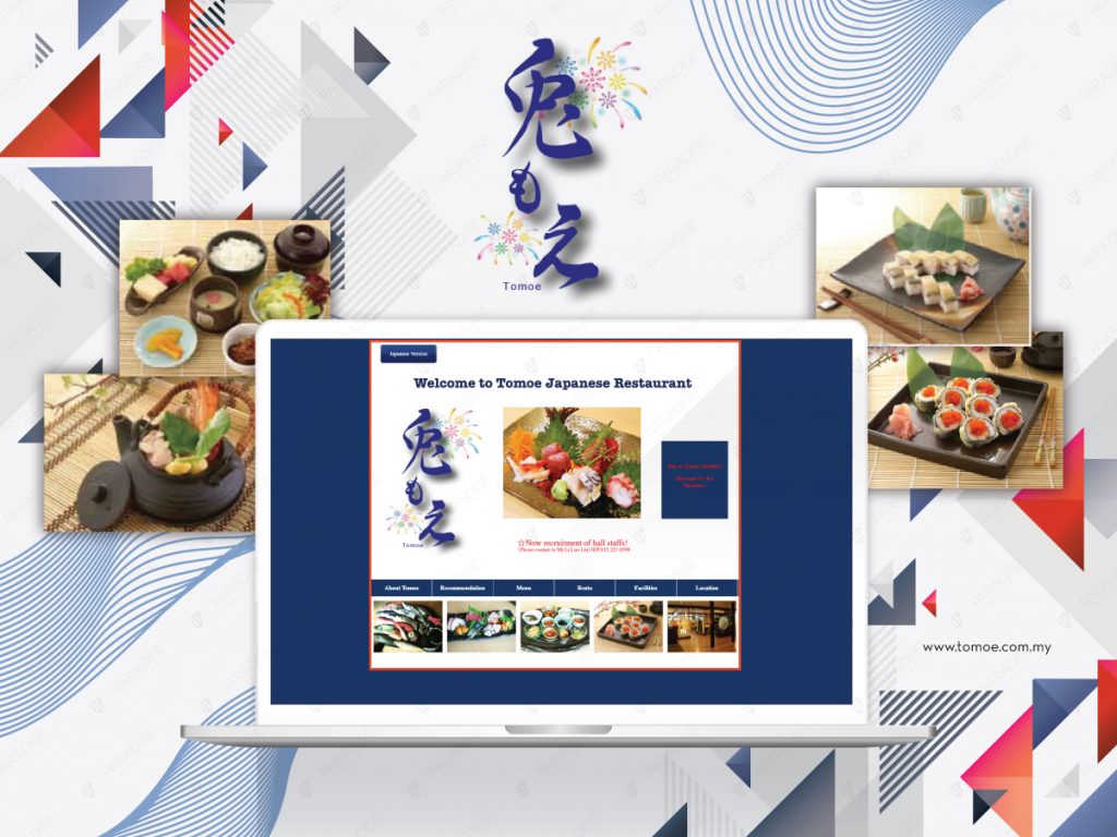 Tomoe Japanese Restaurant — original project presentation 1