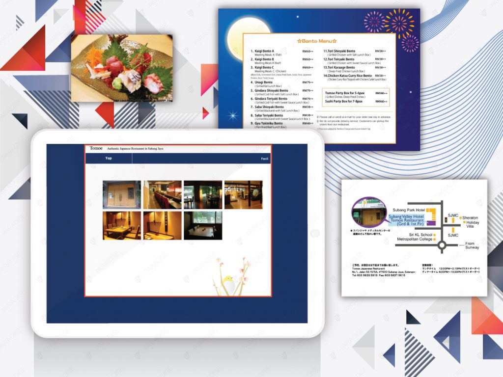 Tomoe Japanese Restaurant — original project presentation 3